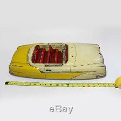 Vintage 1940s Marx Tin Lithographed Convertible Toy Car