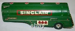 Vintage 1950-60's Line-Mar Marx Tin Litho Sinclair Oil Toy Semi Gas Tanker