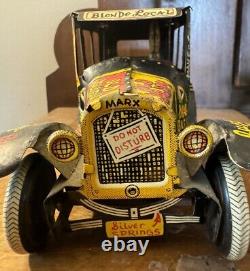 Vintage 1950's MARX Old Jalopy Tin Toy Car. GOOD CONDITION
