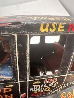 Vintage 1950's MARX Old Jalopy Tin Toy Wind-Up Car Works VERY GOOD CONDITION