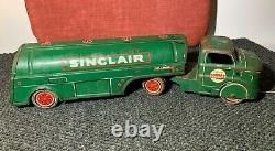 Vintage 1950's MARX SINCLAIR POWER-X Super Fuel Tin Tank Truck 18 Inches