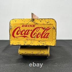 Vintage 1950's Marx Coca Cola Delivery Truck With Bottles Tin Litho