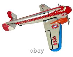 Vintage 1950's Marx NC10 Sky cruiser 50234 Tin Stratoliner Airplane Nice