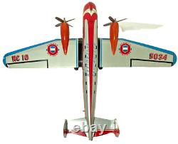 Vintage 1950's Marx NC10 Sky cruiser 50234 Tin Stratoliner Airplane Nice