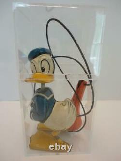 Vintage 1950s Disney DONALD DUCK Tin Squeeze Wind-up Marx Line Mar Working RARE
