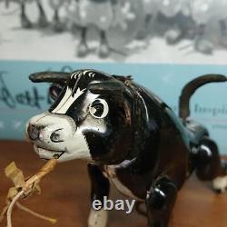 Vintage 1950s Ferdinand The Bull Fierce Walt Disney Marx Linemar Tin Wind-Up Toy