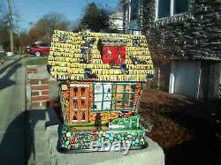 Vintage 1950s Hootin Hollow Haunted House Battery Operated Toy Marx
