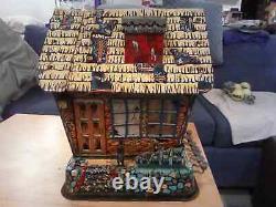 Vintage 1950s Hootin Hollow Haunted House Battery Operated Toy Marx DOESN'T WORK