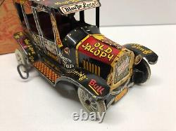 Vintage 1950s MARX OLD JALOPY Mechanical Tin Toy with Original Box
