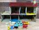 Vintage 1950s Marx Dollhouse Tin Metal Litho Colonial Doll House WithFurniture