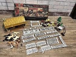 Vintage 1950s Marx Roy Rogers Rodeo Toy Playset with Original Box