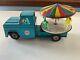 Vintage 1967 Marx Tin Friction Carousel Truck, Made in Japan. NICE! WORKS