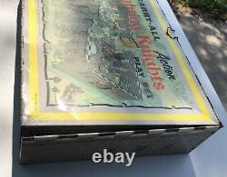 Vintage 1968 Louis Marx Tin Litho CarryAll Action FIGHTING KNIGHTS PLAYSET #4635