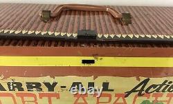 Vintage 1968 Marx Carry-All Action Fort Apache #4685 Tin Lithograph Play Set