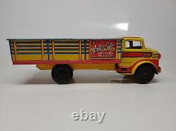 Vintage 50's MARX Inter-City Delivery Service Litho Metal Truck Original