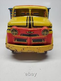 Vintage 50's MARX Inter-City Delivery Service Litho Metal Truck Original