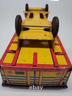 Vintage 50's MARX Inter-City Delivery Service Litho Metal Truck Original