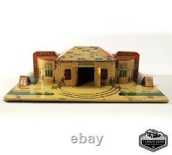 Vintage Antique 1930s Marx Grand Central Station Tin Litho Toy