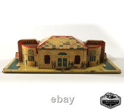 Vintage Antique 1930s Marx Grand Central Station Tin Litho Toy
