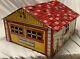 Vintage Antique MARX Automatic Garage Door Toy Tin Lithograph Works Beautiful