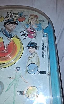 Vintage Dick Tracy Marx Tin Lithographed Bagatelle By Marx 1967 Rare