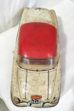 Vintage Giant Tin Litho Car Sedan by Louis MARX U. S. A. 50.5cm Tin Toy Car AF