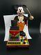 Vintage Japan LINEMAR MARX Mickey Mouse the Magician Battery Tin Toy