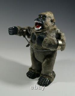 Vintage King Kong Type Gorilla Marx Toy Clockwork Linemar Japan 1950