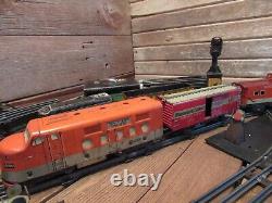 Vintage LOT Marx Tin Southern Pacific Electric Train Set And Misc