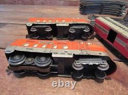 Vintage LOT Marx Tin Southern Pacific Electric Train Set And Misc