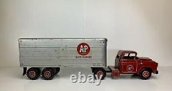 Vintage Large MARX A&P SUPER MARKETS Private Lable Pressed Steel & Tin Truck