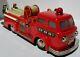 Vintage Linemar MARX Tin Toy Fire Engine Truck No. 10 Working Japan MAR