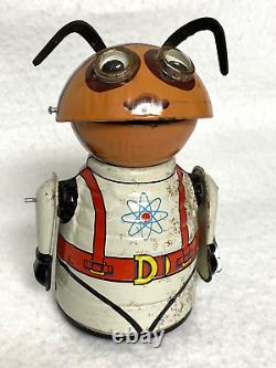 Vintage Louis Marx Moon Creature Wind Up Tin Toy, Working, 1968, J-6235, Gift, Japan