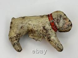 Vintage Louis Marx Snappy The Miracle Dog With House Tin Litho Toy 1930's Era