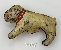 Vintage Louis Marx Snappy The Miracle Dog With House Tin Litho Toy 1930's Era