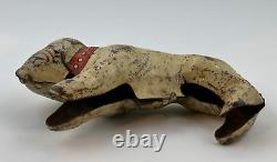 Vintage Louis Marx Snappy The Miracle Dog With House Tin Litho Toy 1930's Era