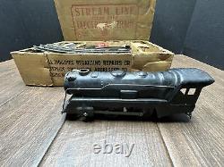 Vintage Louis Marx Stream Line Electric Tin Train Set Original Box