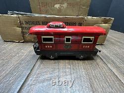 Vintage Louis Marx Stream Line Electric Tin Train Set Original Box