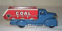 Vintage MARX Coke Coal Pressed Steel/Tin Toy Dump Truck