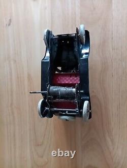 Vintage MARX Old Jalopy Wind-up Toy Car Truck With Key Black Model T Tin Litho