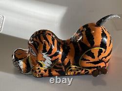 Vintage MARX Tiger Tin Wind-up Toy with Key Litho Made In Japan