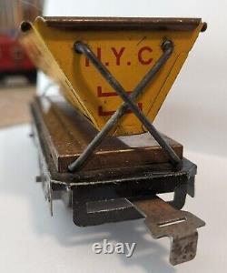 Vintage MARX Tin Litho New York Central Wind-Up Train Set Used WORKS