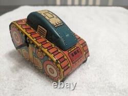 Vintage MARX Tin Toy Tank Wind Up Toy Rare