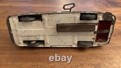 Vintage MARX U. S. ARMY STAFF CAR WIND-UP TIN Winds & Working