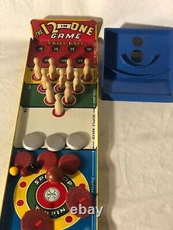 Vintage Marx 12 in One Game Set RARE Tin Toys