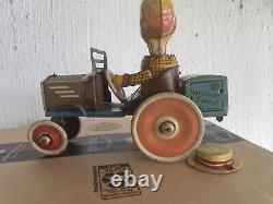 Vintage Marx 1930's Mortimer Snerd Tricky Auto M Snerd USA Tin Wind Up Toy Works