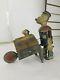 Vintage Marx 1930's Popeye Baggage Express Tin Wind-Up Toy (For Repair)