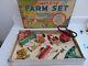 Vintage Marx 1939 Farm Set Missing Tractor, with extras Tin, Die Cast Metal-Nice