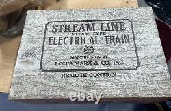 Vintage Marx 1940s Streamline Steam Type Electrical Train Set Original Box