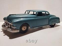 Vintage Marx 1949 1950 Buick Sedan Plastic Tin Friction Car Toy Blue